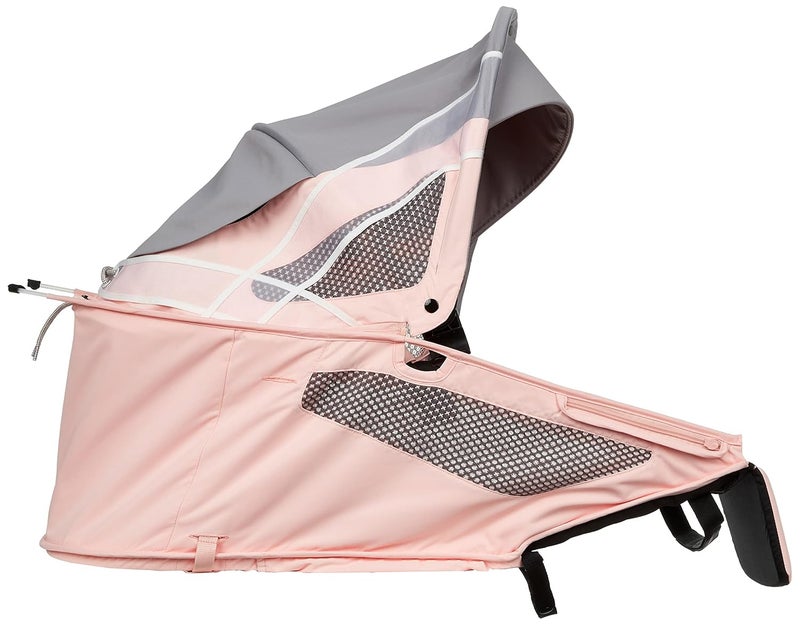 cybex AVI Jogging Stroller Seat Pack (Frame not Included),Compact Fold for Storage,Height-Adjustable Handlebar,One-Handed Steering,Rear-Wheel Suspension & Handbrake,For Infants 9 months+,Silver Pink - Image 3